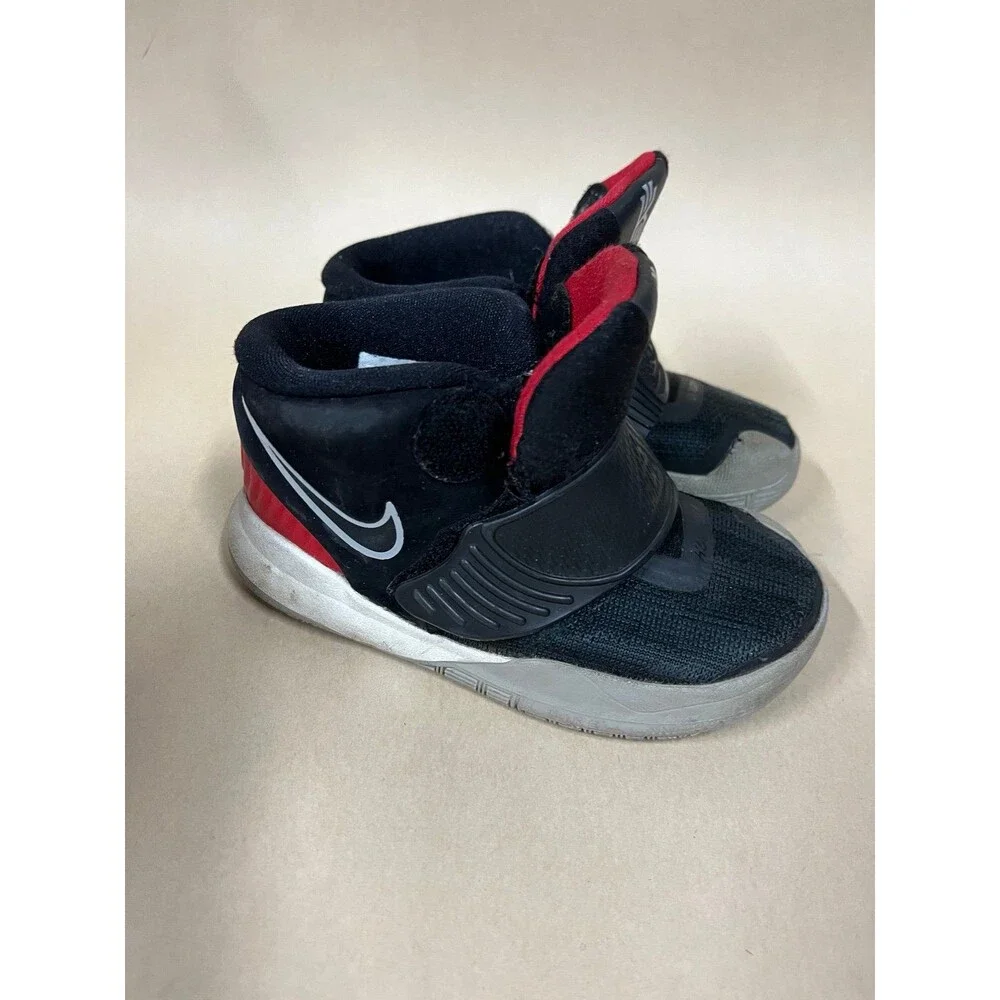 Nike Kyrie 7 toddler boys basketball shoes sneakers black red size‎ 7c